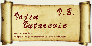Vojin Butarević vizit kartica